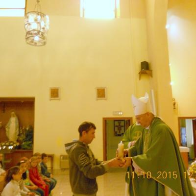 11 octombrie: Roma: PS Petru Gherghel la comunitatea romano-catolică română din Casilina-Grotte Celoni