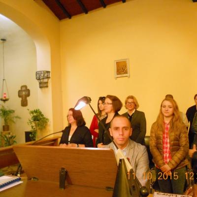 11 octombrie: Roma: PS Petru Gherghel la comunitatea romano-catolică română din Casilina-Grotte Celoni