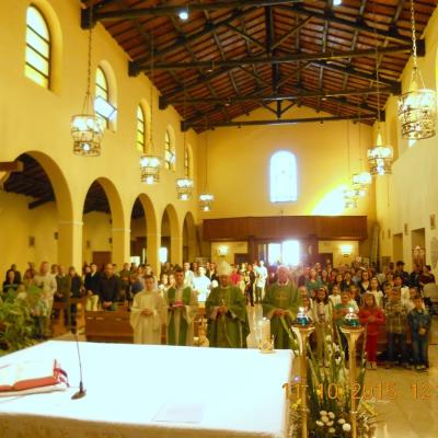 11 octombrie: Roma: PS Petru Gherghel la comunitatea romano-catolică română din Casilina-Grotte Celoni