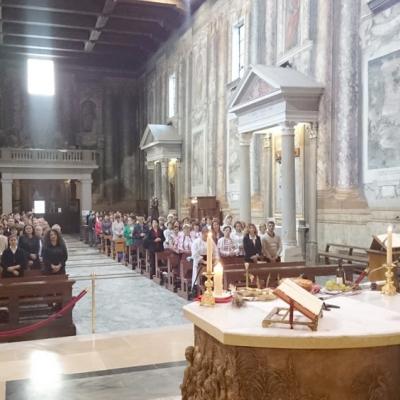 11 octombrie: Roma: PS Petru Gherghel la comunitatea romano-catolică română din San Vitale