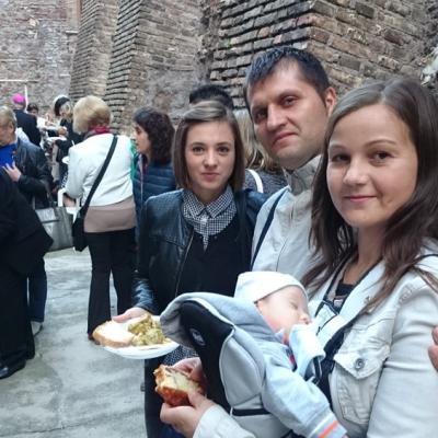 11 octombrie: Roma: PS Petru Gherghel la comunitatea romano-catolică română din San Vitale
