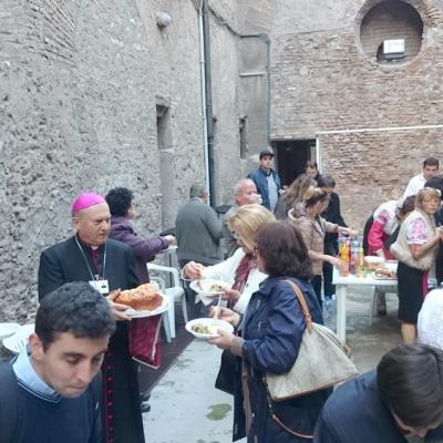 11 octombrie: Roma: PS Petru Gherghel la comunitatea romano-catolică română din San Vitale