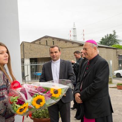 18 octombrie: Cesano: PS Petru Gherghel în vizită la comunitatea catolică română