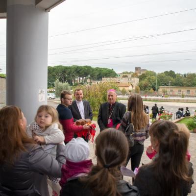 18 octombrie: Cesano: PS Petru Gherghel în vizită la comunitatea catolică română