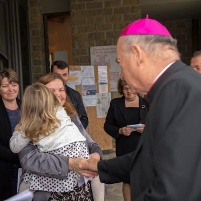 18 octombrie: Cesano: PS Petru Gherghel în vizită la comunitatea catolică română