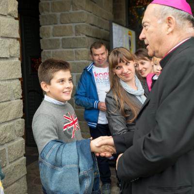 18 octombrie: Cesano: PS Petru Gherghel în vizită la comunitatea catolică română