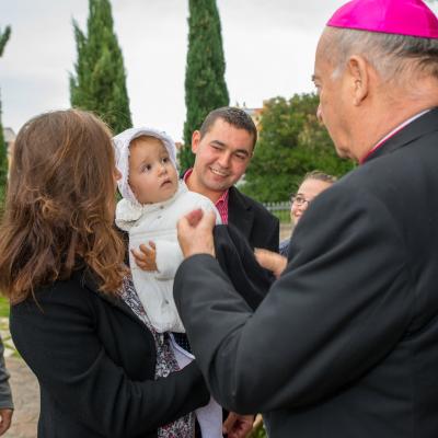 18 octombrie: Cesano: PS Petru Gherghel în vizită la comunitatea catolică română