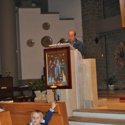 18 octombrie: Cesano: PS Petru Gherghel în vizită la comunitatea catolică română