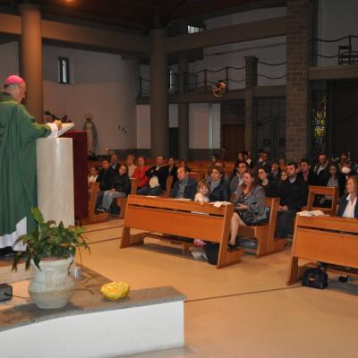 18 octombrie: Cesano: PS Petru Gherghel în vizită la comunitatea catolică română