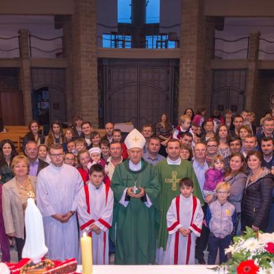 18 octombrie: Cesano: PS Petru Gherghel în vizită la comunitatea catolică română