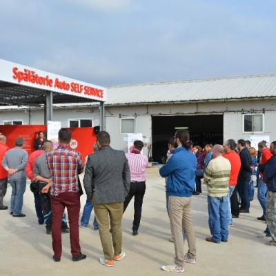 18 octombrie: Iaşi (Caritas): Lansarea structurii sociale CAR WASH - spălătorie de maşini şi covoare de tip self-service