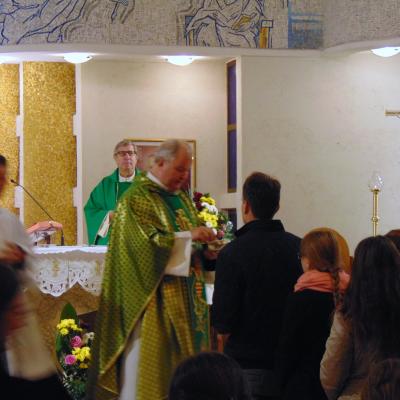 8 noiembrie: Iaşi: Adeziune la Asociaţia Studenţilor Catolici din Iaşi (ASCI). Foto: Laurenţiu Diac