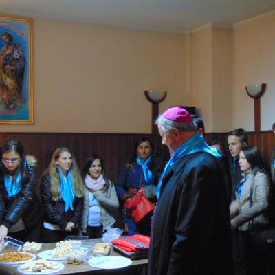 8 noiembrie: Iaşi: Adeziune la Asociaţia Studenţilor Catolici din Iaşi (ASCI). Foto: Laurenţiu Diac