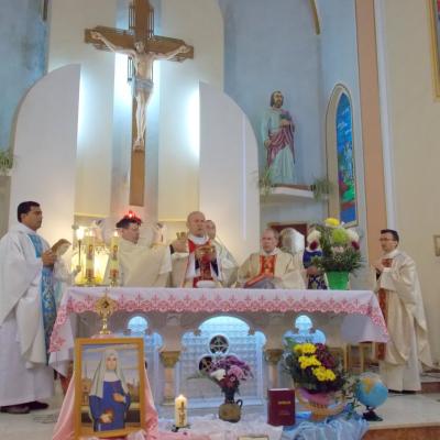 28 noiembrie: Răducăneni: Vizita PS Petru Gherghel în comunitatea Surorilor Misionare "Slujitoarele Duhului Sfânt"