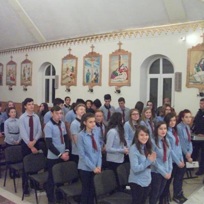 29 noiembrie: Ploscuţeni: Depunerea adeziunii în Acţiunea Catolică a Tinerilor