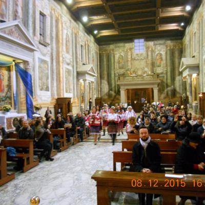 8 decembrie: Roma: Hramul comunităţii romano-catolice româneşti