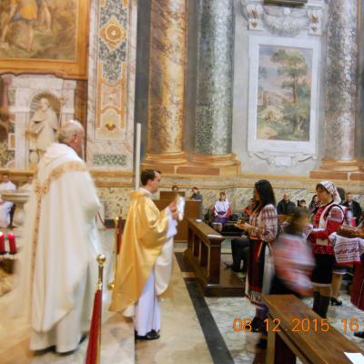 8 decembrie: Roma: Hramul comunităţii romano-catolice româneşti