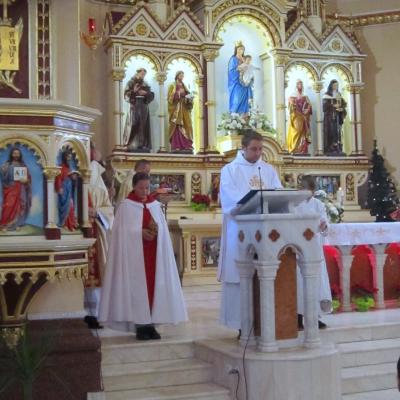 6 ianuarie: Huşi-Corni: Epifania Domnului, împreună cu episcopul Aurel Percă