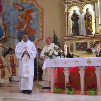 6 ianuarie: Huşi-Corni: Epifania Domnului, împreună cu episcopul Aurel Percă