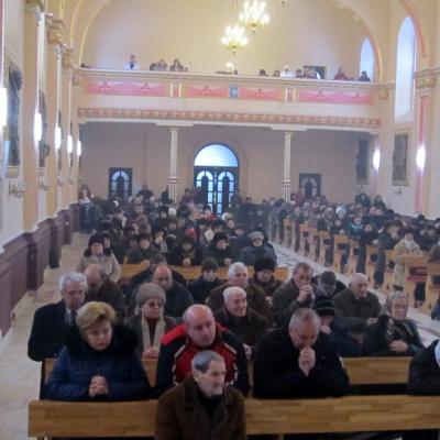 6 ianuarie: Huşi-Corni: Epifania Domnului, împreună cu episcopul Aurel Percă