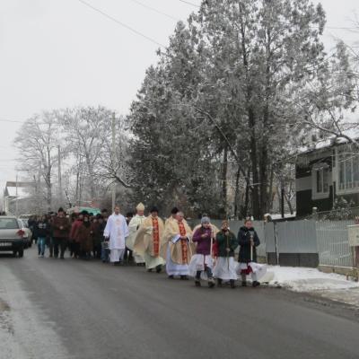 6 ianuarie: Huşi-Corni: Epifania Domnului, împreună cu episcopul Aurel Percă