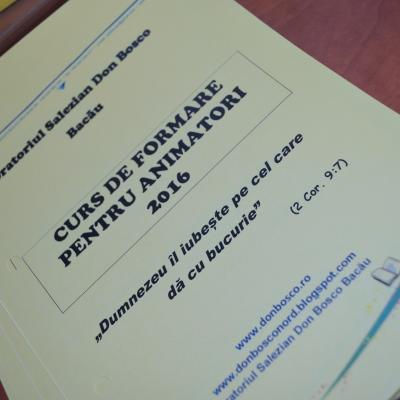 16 ianuarie: Bacău: Formare pentru animatori la oratoriul "Don Bosco"