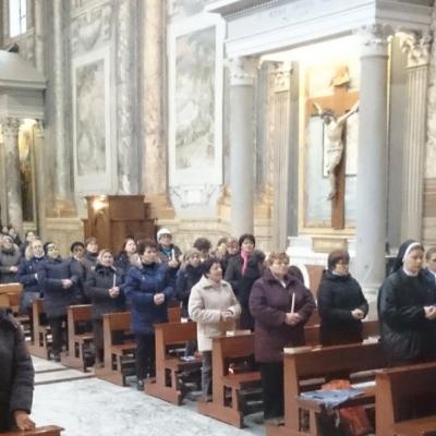 7 februarie: Roma: Sărbătoarea persoanelor consacrate