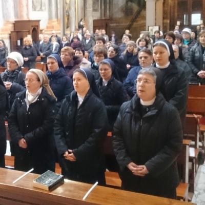 7 februarie: Roma: Sărbătoarea persoanelor consacrate