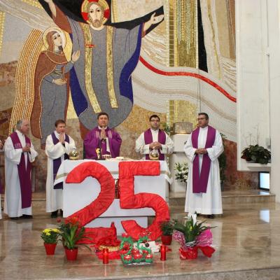 21 februarie: Zaragoza (Spania): La 25 de ani de slujire în via Domnului