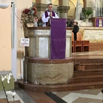 28 februarie: Padova: Vizita Preasfinţitului Petru Gherghel în comunitatea catolică română