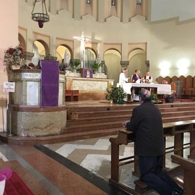 28 februarie: Padova: Vizita Preasfinţitului Petru Gherghel în comunitatea catolică română