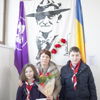 6 martie: Pildeşti: Mama unui cercetaş aleasă "Mama anului scout 2016"
