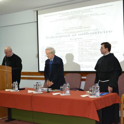 11 martie: Roman: Simpozionul internaţional "Toleranţă şi milostivire"