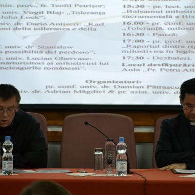 11 martie: Roman: Simpozionul internaţional "Toleranţă şi milostivire"