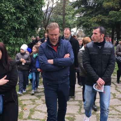 13 martie: Padova: Îngenuncheaţi în faţa crucii