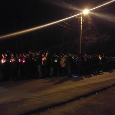 15 martie: Iaşi: "Îmbrăţişarea răscumpărării" - Calea sfintei cruci împreună cu tinerii pe dealul Cetăţuia