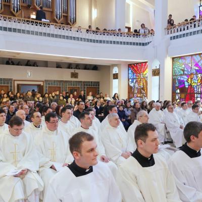 19 martie: Iaşi: Sărbătoarea hramului Seminarului şi conferirea lectoratului şi acolitatului