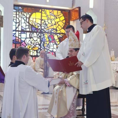 19 martie: Iaşi: Sărbătoarea hramului Seminarului şi conferirea lectoratului şi acolitatului