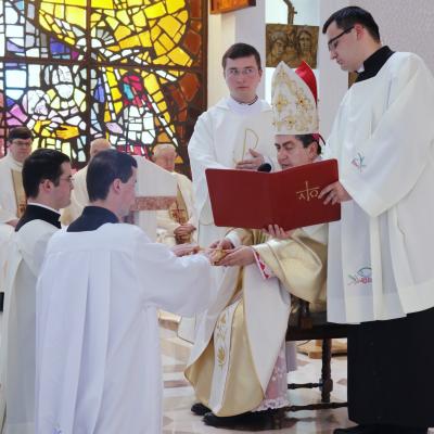 19 martie: Iaşi: Sărbătoarea hramului Seminarului şi conferirea lectoratului şi acolitatului