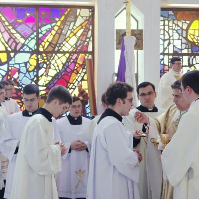 19 martie: Iaşi: Sărbătoarea hramului Seminarului şi conferirea lectoratului şi acolitatului