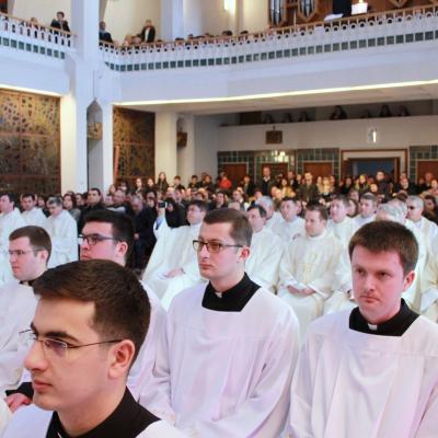 19 martie: Iaşi: Sărbătoarea hramului Seminarului şi conferirea lectoratului şi acolitatului