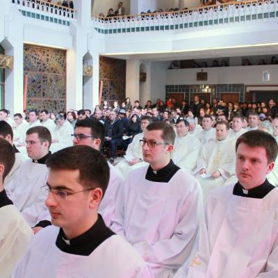 19 martie: Iaşi: Sărbătoarea hramului Seminarului şi conferirea lectoratului şi acolitatului