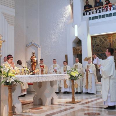 19 martie: Iaşi: Sărbătoarea hramului Seminarului şi conferirea lectoratului şi acolitatului