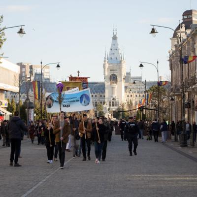 20 martie: Iaşi: Ziua Mondială a Tineretului. Foto: Marius-Jean Laurescu