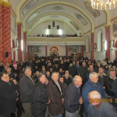25 martie: Pustiana: Vinerea Mare, zi pentru caritate, rugăciune şi meditaţie