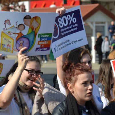 26 martie: Iaşi: Pentru viaţă, pentru femeie, pentru familie