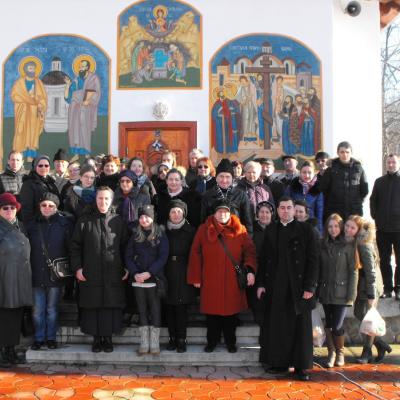 26 decembrie: Iaşi "Sfânta Tereza": Pruncuşorul Isus în vizită la bolnavii de la spitalul Pădureni-Grajduri
