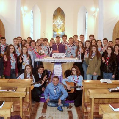 11 martie: Hălăuceşti: Zi de reculegere pentru cercetaşi