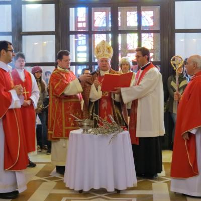 9 aprilie: Iaşi: Duminica Floriilor. Liturghia de la ora 11.00