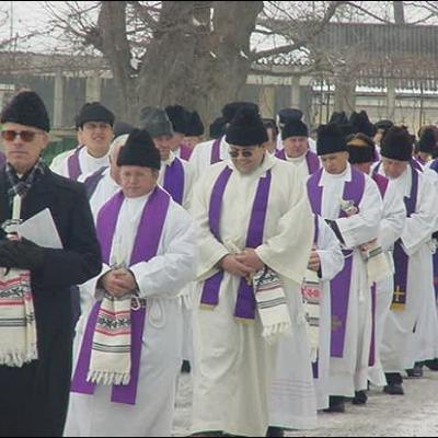Funeraliile părintelui Carmil Gherghel